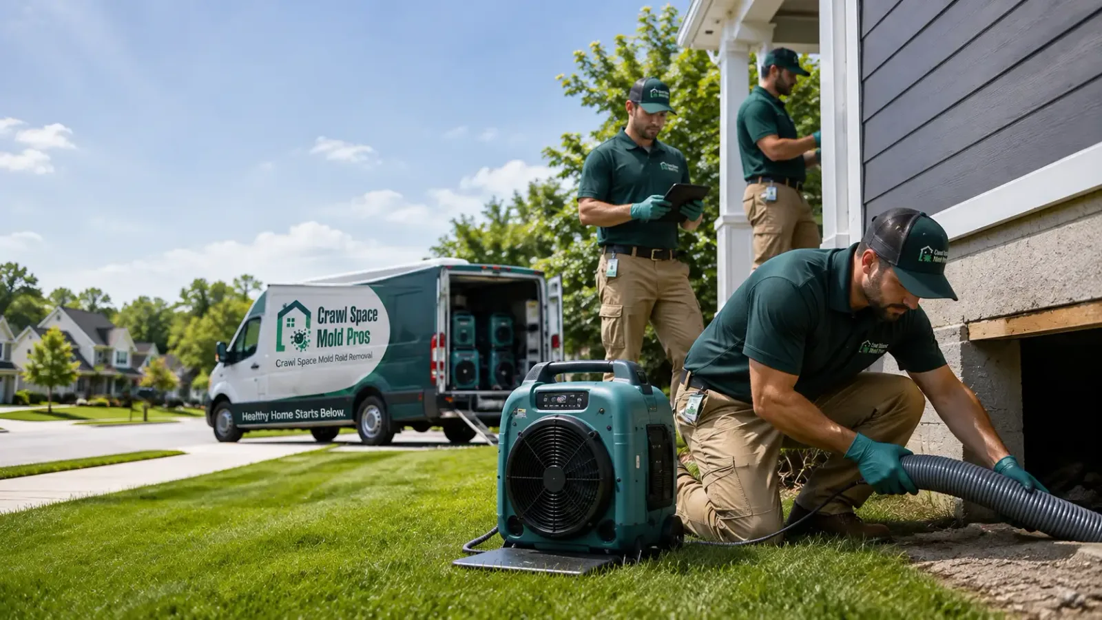 Crawl Space Mold Removal in Lorraine, KS